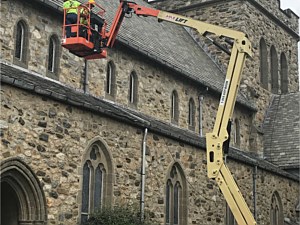 old church stone veneer repair regrout